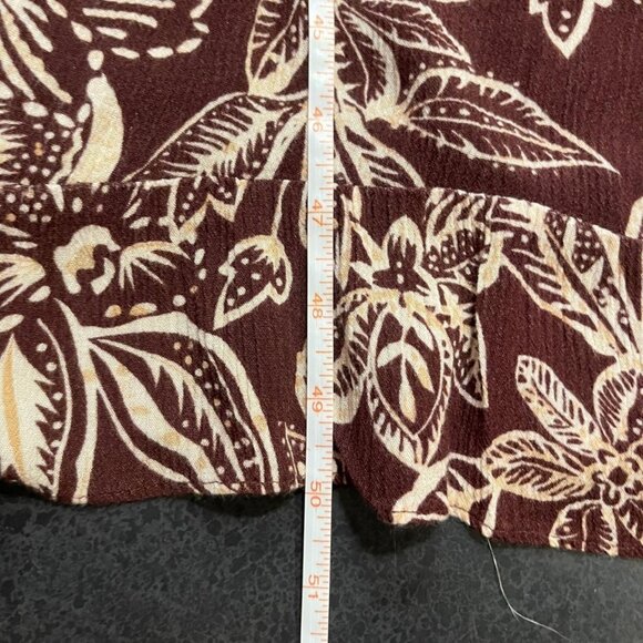 Brown Floral Print Dress - Picture 4 of 12